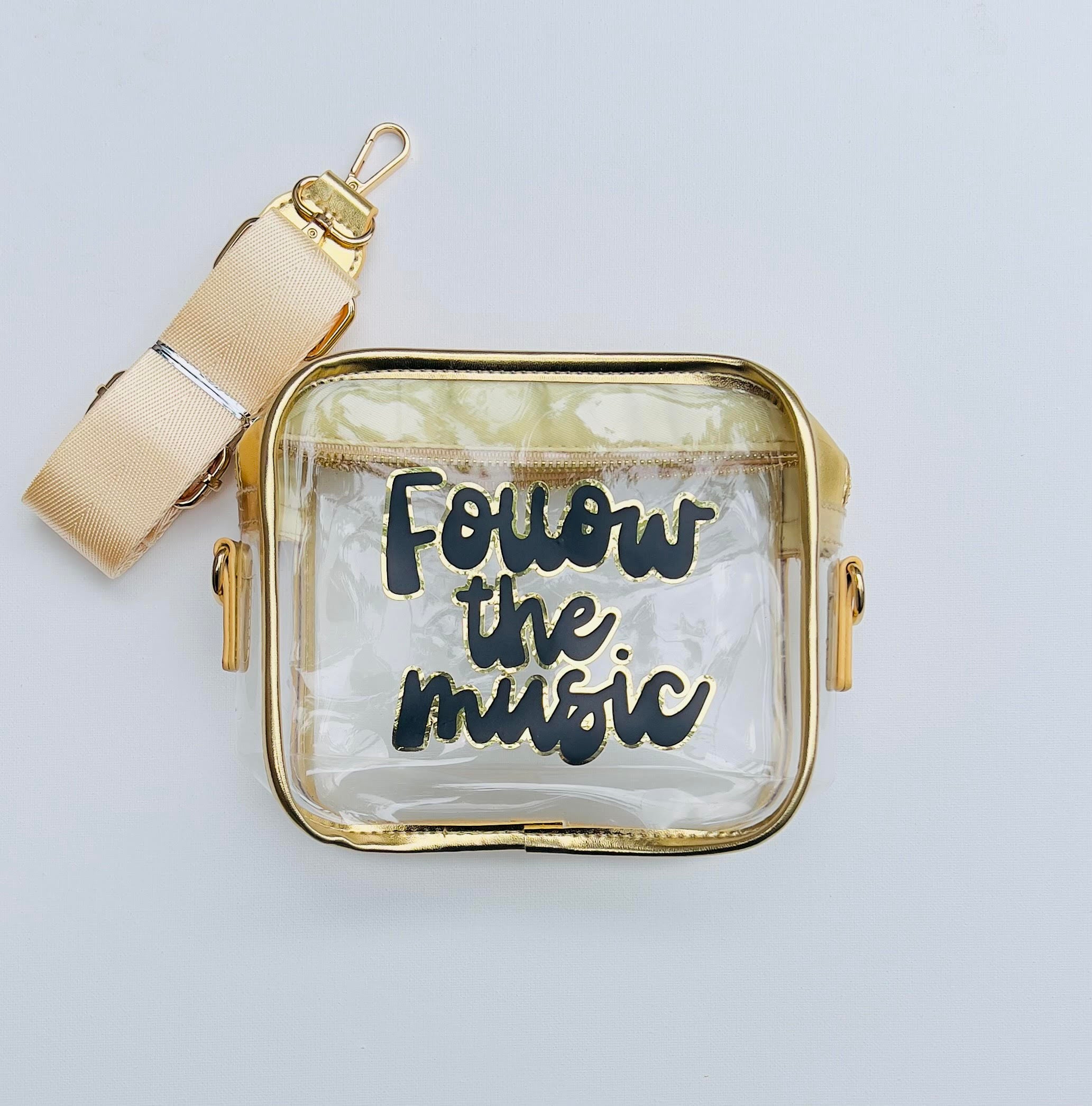 Follow The Music Clear Bag