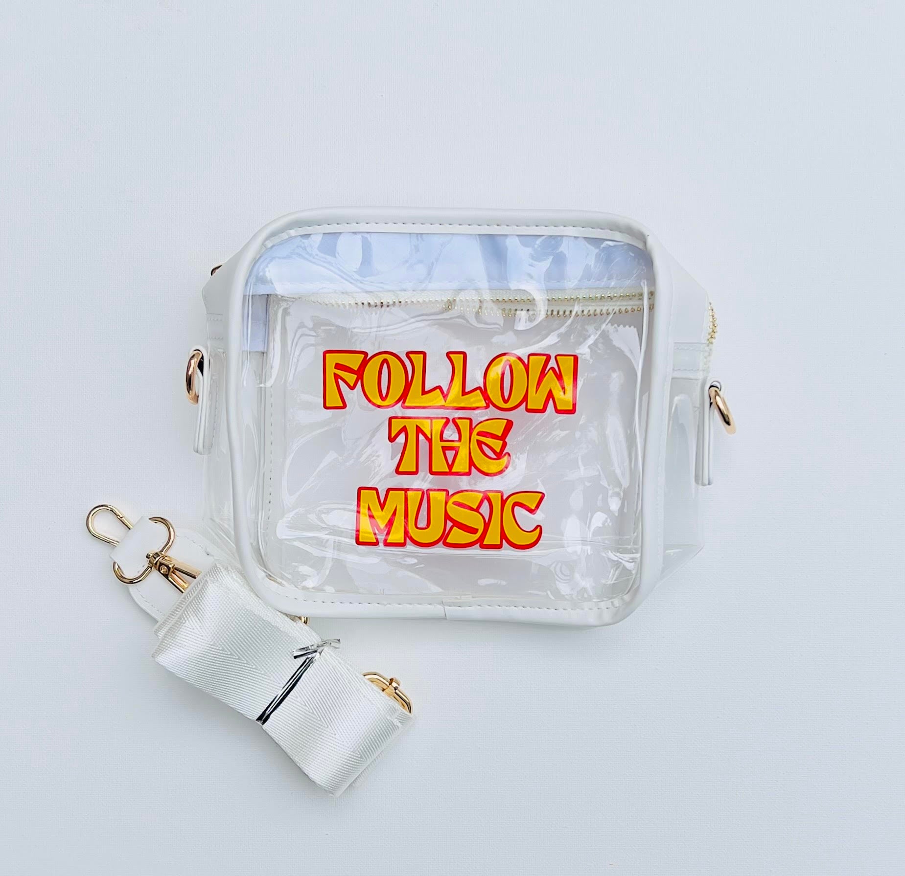 Follow The Music Clear Bag